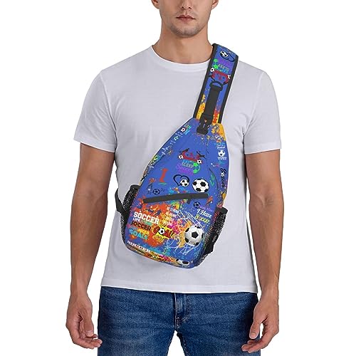 Image of Baseball Sling Backpack - Crossbody Shoulder Bag for Men & Women