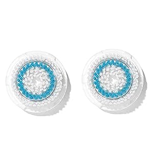 Evetree Brush Head Replacements Compatible with Clarisonic Mia 1, Mia 2, Mia Fit, Alpha Fit, Smart Profile Uplift and Alpha Fit, Deep Pore Facial 2 Pack(Deep Pore)
