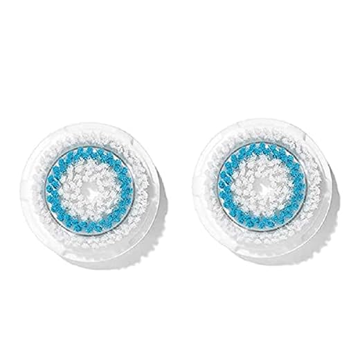 Evetree Brush Head Replacements Compatible with Clarisonic Mia 1, Mia 2, Mia Fit, Alpha Fit, Smart Profile Uplift and Alpha Fit, Deep Pore Facial 2 Pack(Deep Pore)