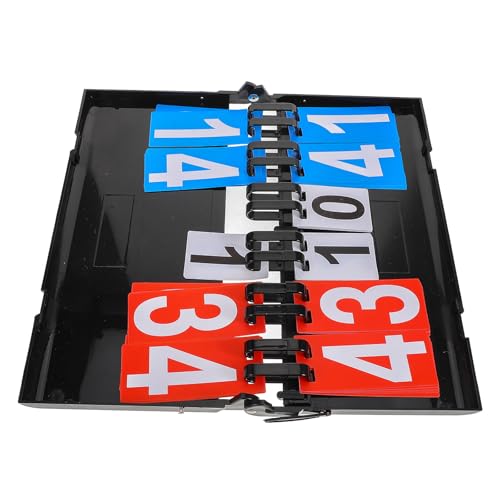 Tanteador impermeable de PVC PRETYZOOM con números de alta visibilidad fáciles de limpiar