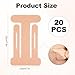 20 Count Pre-Cut Kinesiology Tape for Elbow, Precut Muscle Tapes Strips for Elbow Waterproof Breathable Hypoallergenic Latex-Free, Elastic Cotton Sports Athletic Tapes for Elbow Pain Relief & Support