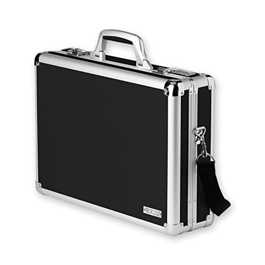 Vaultz Dual-Combination Laptop Briefcase