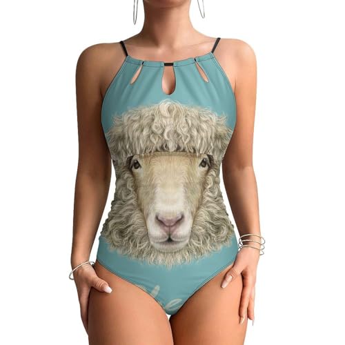 Maillot de bain gainant une pièce monokini avec contrôle du ventre
