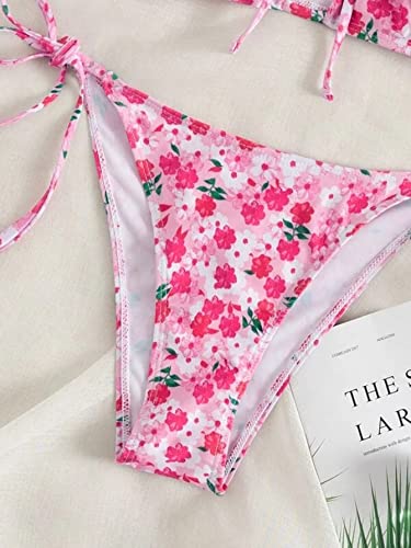 Bikini Floral Bohème Découpé : Maillot Idéal pour Vos Journées Plage - 4