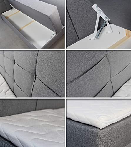 Boxspringbett Sofnet Best mit 2 Bettkästen und Doppelbett