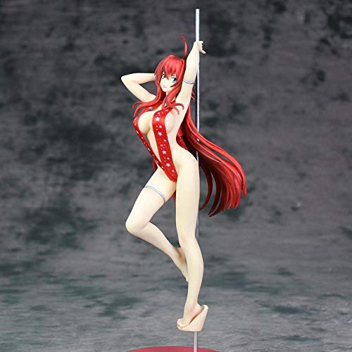 nobrand SOLYXQ Statue d'anime 30 cm High School DxD Rias Gremory Pole Dancing Figurine en PVC Nouvelle collection de figurines de collection