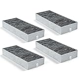 4 Stück Aktivkohlefilter für Siemens HZ9VRCR0 17004796/Bosch HEZ9VRUD0 17004811/Neff Z821VR0 17004806/ Gagexakt CA282111/ Constructa CCZ9VRCRCR0 17006669, Dunstabzugshaube Umluftersatzfilter Zubehör