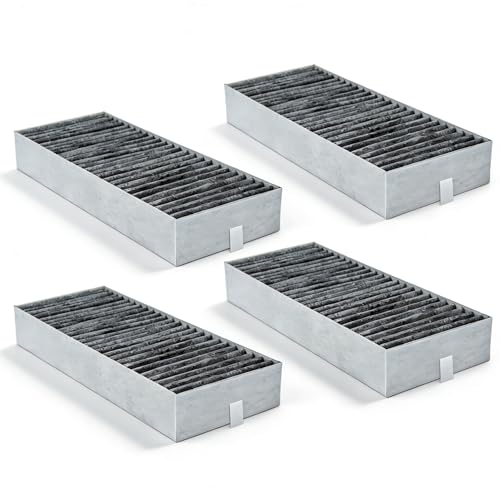 4 Stück Aktivkohlefilter für Siemens HZ9VRCR0 17004796/Bosch HEZ9VRUD0 17004811/Neff Z821VR0 17004806/ Gagexakt CA282111/ Constructa CCZ9VRCRCR0 17006669, Dunstabzugshaube Umluftersatzfilter Zubehör