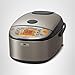 Zojirushi NP-HCC10XH Induction Heating System Rice Cooker and Warmer, 1 L, Stainless Dark Gray
