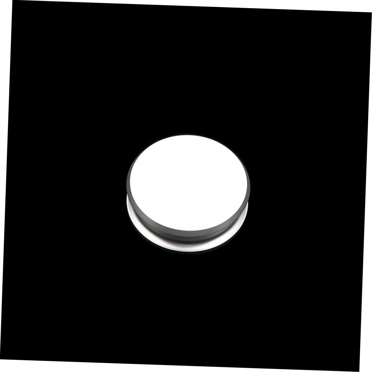 Balanced Turntable Record Weight Stabilizer with Bubble Spirit Level, Vinyl Disc Clamp Vibration Reducer for HiFi Audio Turntables, Silver Replacement Accessory for Vinyl Record