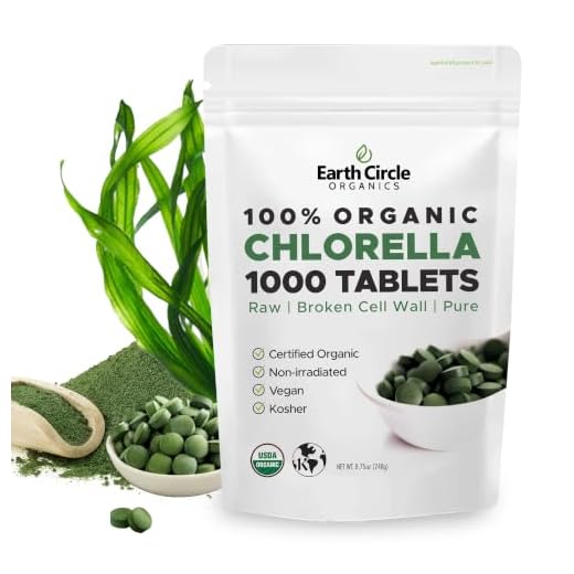 High Potency Organic Chlorella 1,000 Count