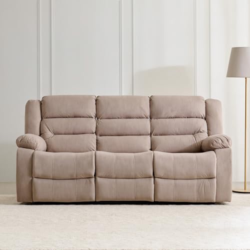 Image of Home Centre | Helios Cairo | Electric Recliner | Fabric | Solid Wood | 3 Seater Recliners | Beige | 2 Years Warranty