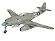 Revell RV04166 Modellbausatz Flugzeug 1:72 - Messerschmitt Me262 A1a im Maßstab 1:72, Level 4, originalgetreue Nachbildung mit vielen Details, 04166