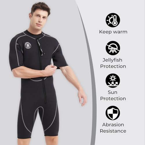 Combinaison de plongée courte pour vos sessions de surf et été - 5