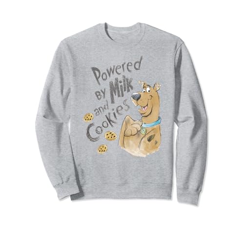 Image of Scooby Doo Powered By Milk and Cookies Sweatshirt