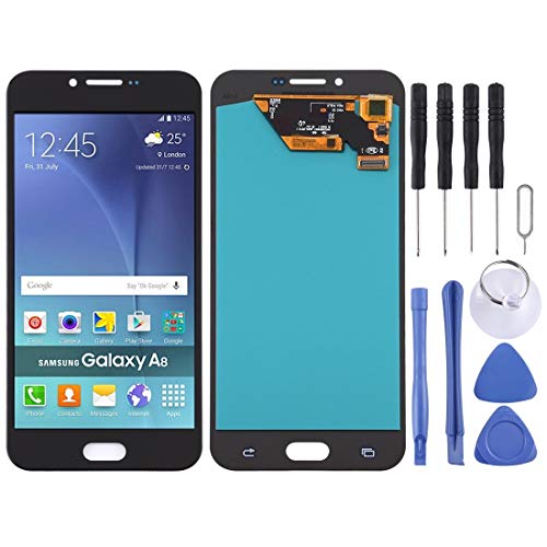 Écran LCD et Digitizer Pleine Assemblée OLED Galaxy A8 2016 noir or