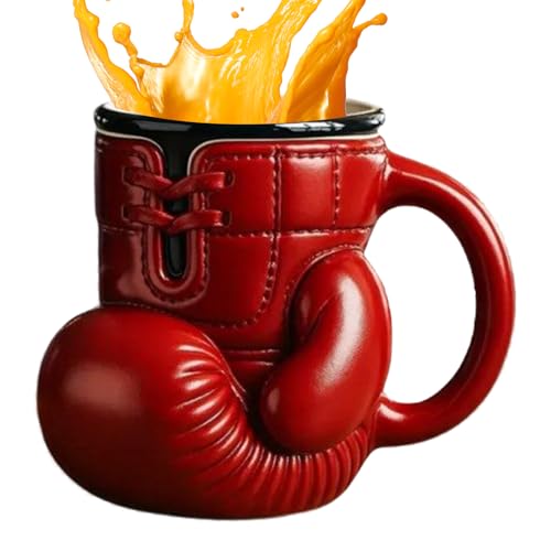 Tasse de café glove boxing 3D avec poignée ergonomique gant