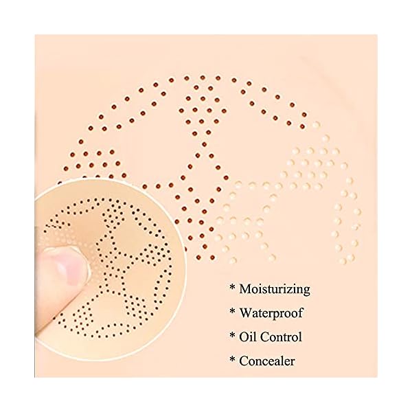 Mushroom-Head-Air-Cushion-CC-Cream-Mushroom-Head-Foundation-Long-Lasting-Nude-Matte-Concealer-Oil-Control-Moisturizing-BB-Cream-Makeup-NATURAL AOEKBOH Mushroom Head Air Cushion CC Cream - Mushroom Head Foundation/Long Lasting Nude Matte Concealer, Oil Control/Moisturizing BB Cream Makeup (NATURAL)