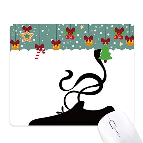 Tapis de souris grand format noir caoutchouc imprimé chaussures de sport pour jeu PC