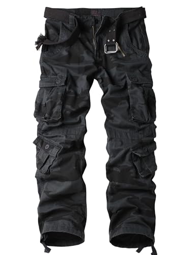 Amazon.com: AKARMY Men's Fleece Lined Hiking Pants Outdoor Cargo