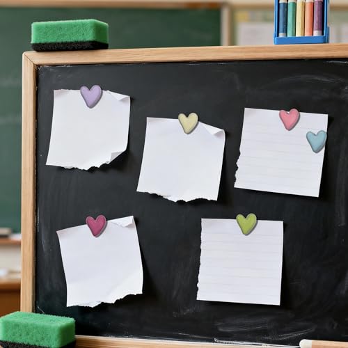 30 piezas imanes decorativos en forma de corazón miniatura 3