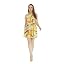 Shirt Dress Sunset and Dolphin Yellow