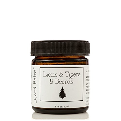 Beard Balm by Lions & Tigers & Beards - Leave-in Conditioner - All Natural - Organic Ingredients
