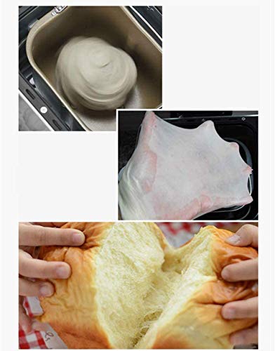 FengJ Elektrische Brotbackmaschine, Smart Cake Bread Maker LED-Toching-Bildschirm Rapid Bake Bread Maker mit… – Bild 3