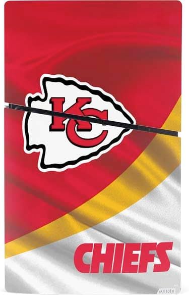 Skinit Decal Gaming Skin Compatible with PS5 Slim Digital Edition Bundle - Officially Licensed NFL Kansas City Chiefs Design