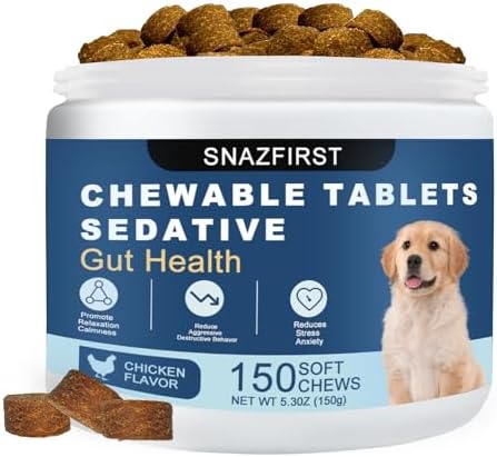Calming Chews for Dogs Anxiety Relief, Dog Calming Chews-Anxiety ...