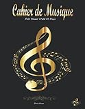  Cahier de Musique Petit Format: 17x22 48 pages  Carnet de partitions - Papier manuscrit  8 Portées par Pages