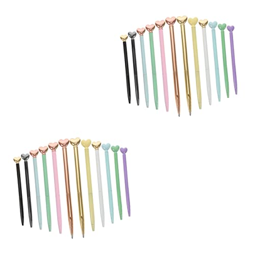 Stylos en métal d'amour et porte-clés effaçables : le coffret cadeau de bureau