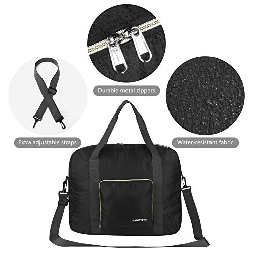 F.FETIVIN Personal item travel bag 18x14x8 for Spirit Airlines Lightweight carry on duffle bag waterproof for Gym,Sports,Vacation3