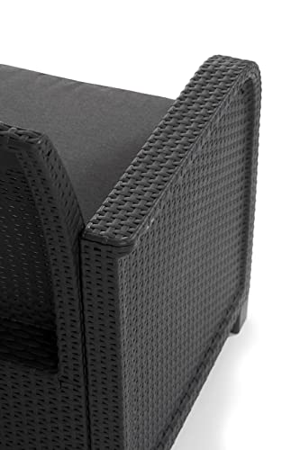 Keter Rosalie Lounge Set Graphite - 5