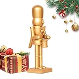 Interaktives und unterhaltsames Design: Mit einem beweglichen Mund beauftragt dieser Nussknacker Kinder und Gäste und kombiniert traditionelles Urlaubs Charme mit interaktivem Spaß und verbessert Partydekorationen, Familienversammlungen und saisonale .