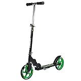 Hornet 14929 - Scooter Poliuretano, color Negro/ Verde