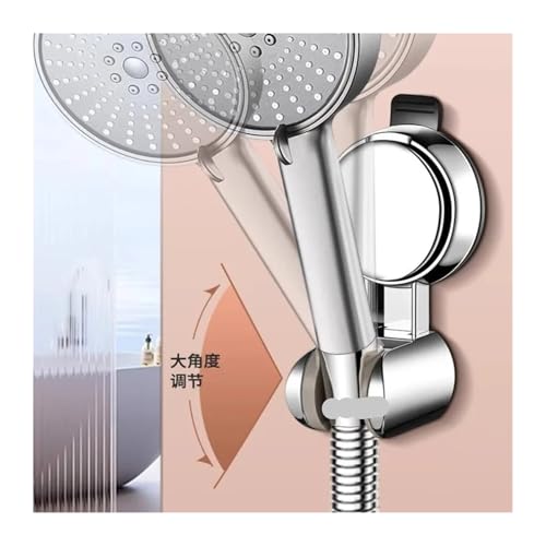 Support de pomme de douche ABS étanche au design moderne épuré - 5