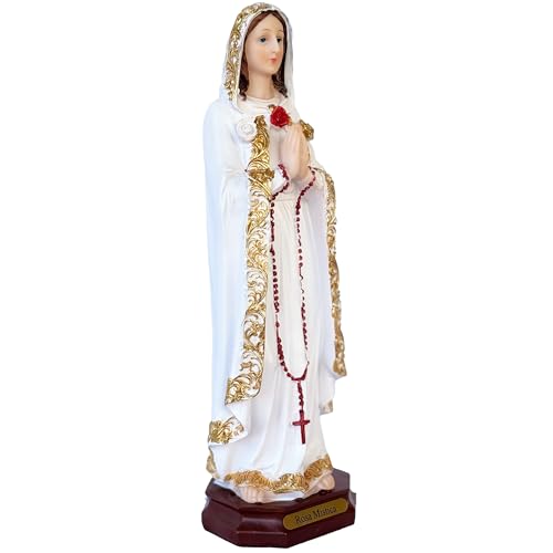 Figura Religiosa Virgen Maria Rosa Mistica 12" miniatura 2
