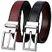 Lavemi Mens Belt Reversible 100% Italian Cow Leather Dress Casual Belts for men,One Reverse for 2 Colors,Trim to Fit(21863-2 110)