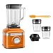Produktbild Kitchenaid Artisan Standmixer-Starter-Set K400 (5KSB4026EHY) - inkl. Mixbehälter-Set 200ml (5KSB2040BBB), Mini-Teigschaber