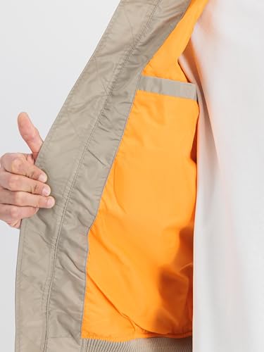 Alpha Industries MA-1 TT Hood Bomberjacke für Herren Vintage Sand – Ansicht 6