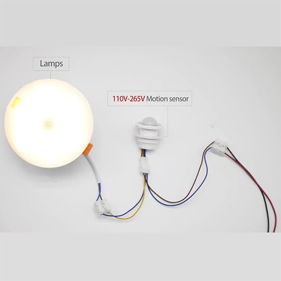 Mini PIR Motion Sensor Switch,AC110-220V,Smart Motion Sensor Light Switch,Time Delay Adjustable, Infrared Motion Sensor Motion-Activated Switches, Wall Switches, Strip,Ceiling Lamp Switch