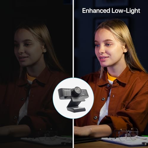 Image of Nova X10 Ultra HD 4K Collaboration and Streaming Webcam with in Remote,AI Autofocus,Sony Sensor,Dual Noise Reducing Mics,8X Digital Zoom, Plug & Play, USB-C, Webcam Cover