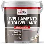Autolivellante per piastrelle, per pavimenti esterni e interni - 25 kg (fino a 17 m² per 1 mm di spessore) Grigio - ARCANE INDUSTRIES
