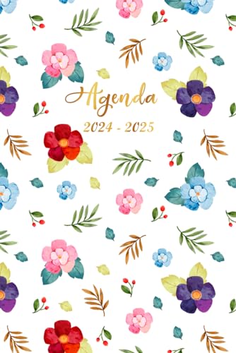 Agenda 2024-2025: mensile 24 mesi - da gennaio 2024 a dicembre 2025 per aiutarvi a pianificare ogni mese - formato A5.