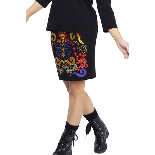 Mamatayoe Falda Pavlova para Mujer, Negro, Talla S