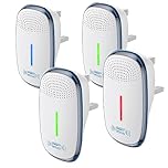 Ultrasonic Pest Repeller, Electronic Mouse Repellent, Indoor Electronic Repellent Plug in Pest Control for Mice, Cockroaches, Ants, Fly, Mosquitoes, Rodent, Harmless to Pets and Human