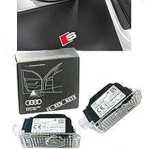 Audi 4G0052133J Entry Lights LED Projector S-Logo Diamond Entry Lighting Projection Red/White