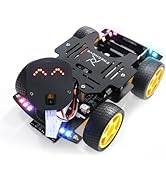 Freenove 4WD Car Kit for ESP32-WROVER (Included) (Compatible with Arduino IDE), Camera, Dot Matri...