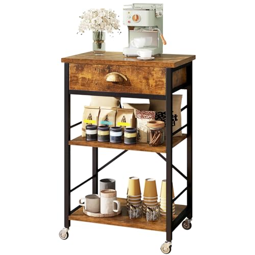 IBUYKE Scaffale da forno per cucina con cassetti, supporto per